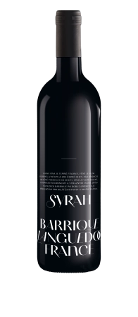 Butelka wina czerwonego wytrawnego, Syrah 2019 rok