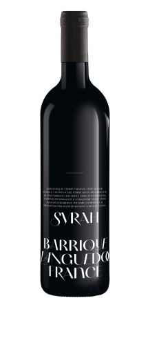 Butelka wina czerwonego wytrawnego, Syrah 2019 rok