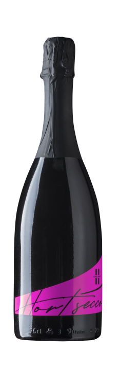 Butelka wina Hortsecco - sekt różowy wytrawny. Hit sprzedaży.